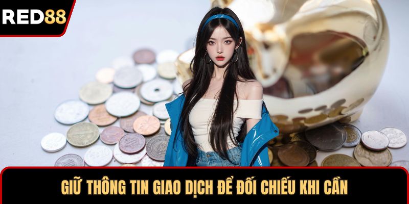 Giữ thông tin giao dịch để đối chiếu khi cần